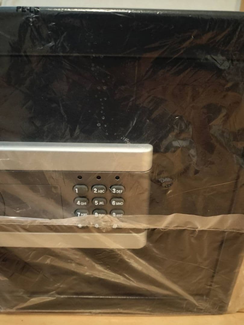 新品) NATRKE テンキー 金庫 黒