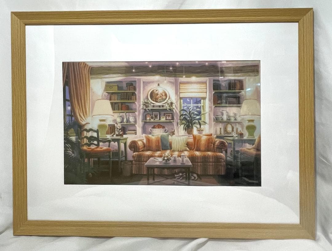 【新品】笹倉鉄平 『お気に入りの居場所』　ポスター 額付　アクリル