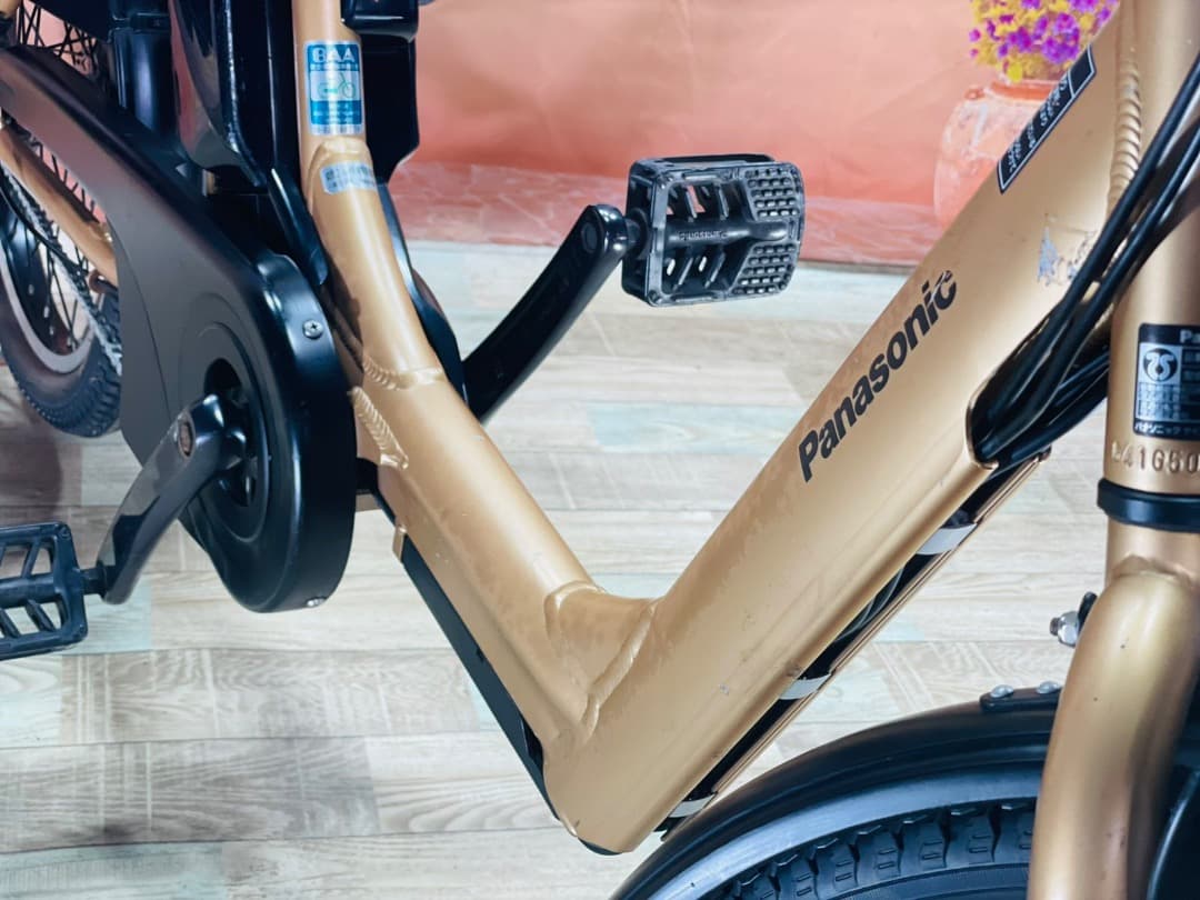 ギュットアニーズ⭐️13AH！パナソニック子供乗せ電動アシスト自転車Y2295