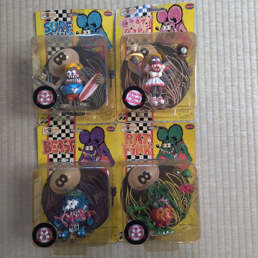 プラネットトイズ　ラットフィンク・アクションフィギュアシリーズ　4点セット