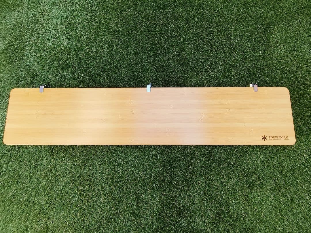 ☆希少☆peakスノーピーク　スライドトップロング竹２枚セット　ケース付