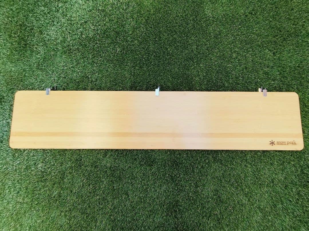 ☆希少☆peakスノーピーク　スライドトップロング竹２枚セット　ケース付