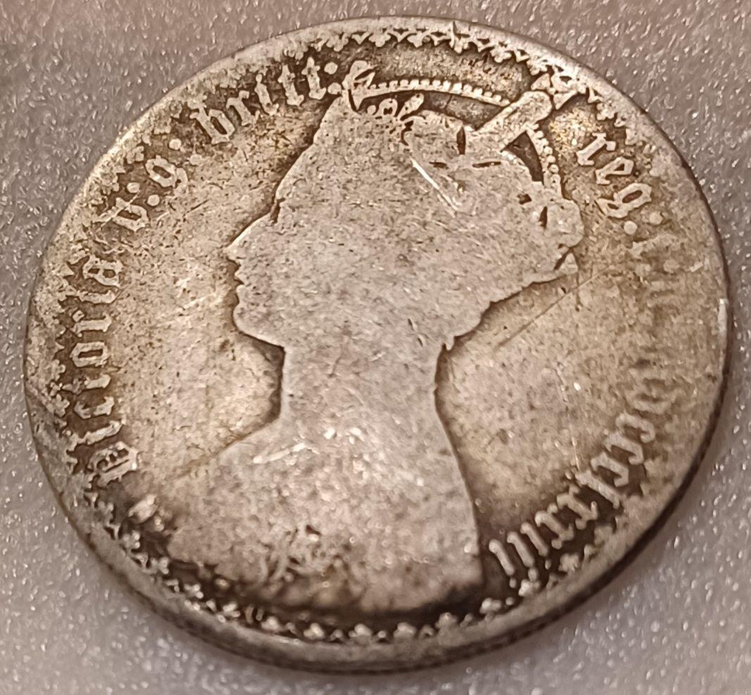 1873年(153年前) イギリス 1フローリン(ゴシックフローリン)銀貨