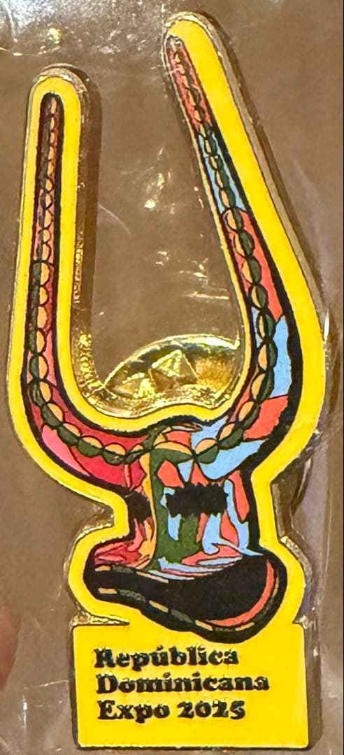-貴重品-大阪関西万博2025 ドミニカ共和国ピンバッジ