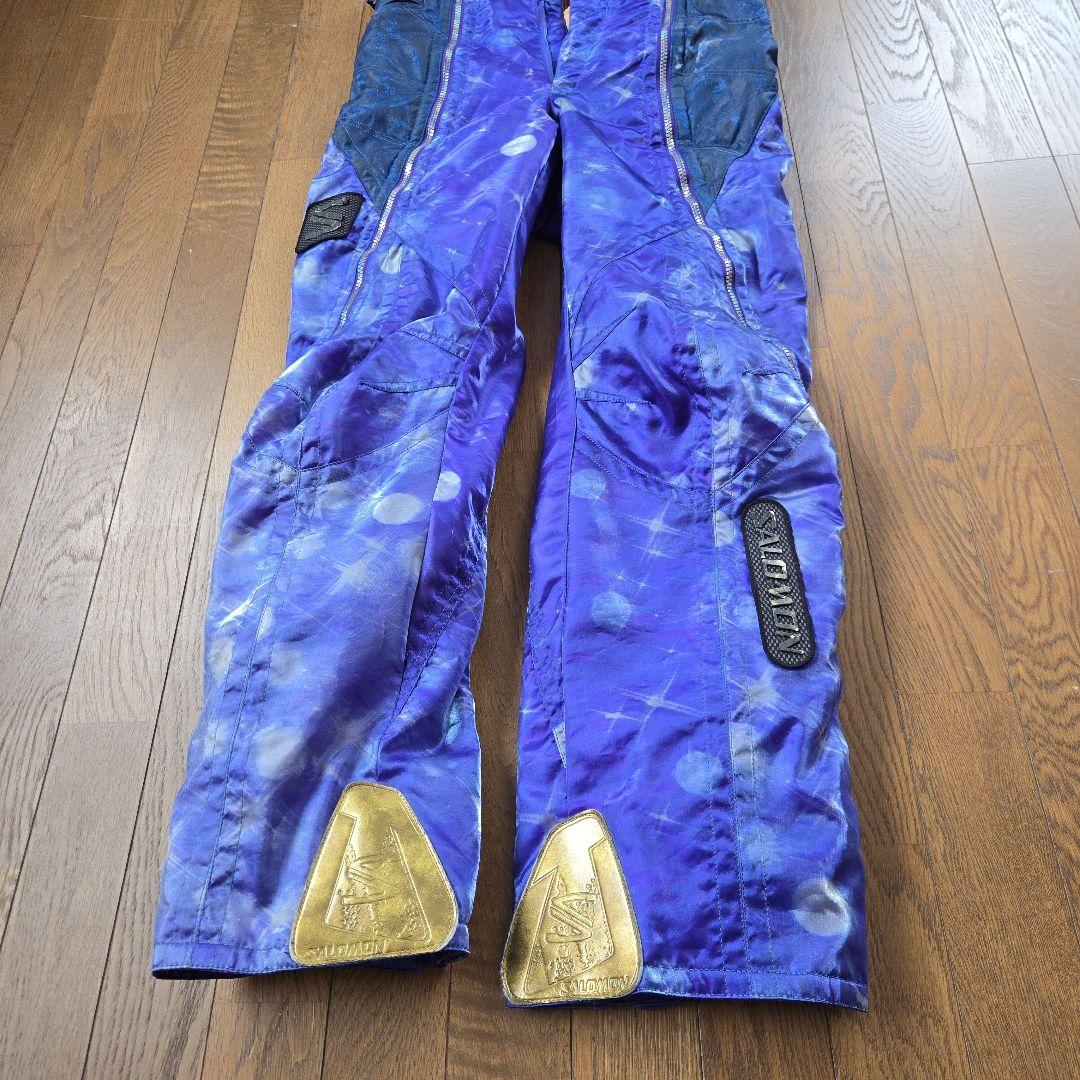 1990年代ヴィンテージ◆SALOMON◆ スキーウェア 上下セット 中古LL