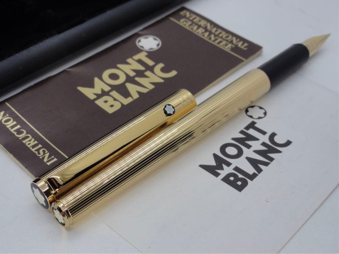 ⭐️モンブラン⭐️金運を呼ぶ総金張り⭐️稀少度の高いNo2147⭐️S-ラインモデル⭐️
