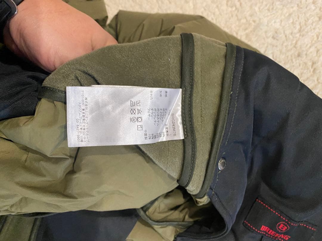 ブリーフィングゴルフ　ダウンパンツ　メンズ　L