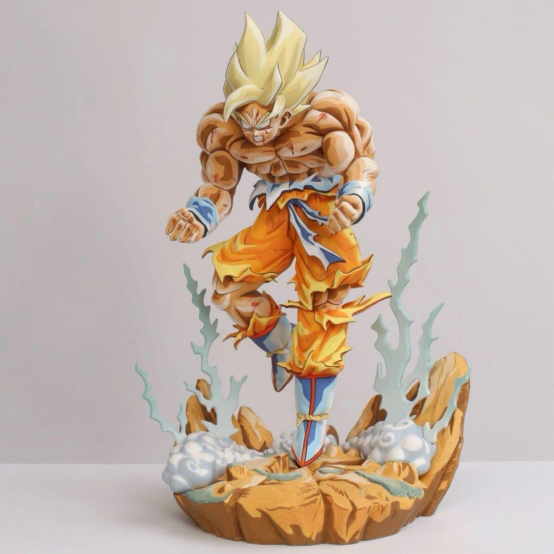 「すべての終わり」ドラゴンボール 超サイヤ人 孫悟空 リペイント 次元彩色