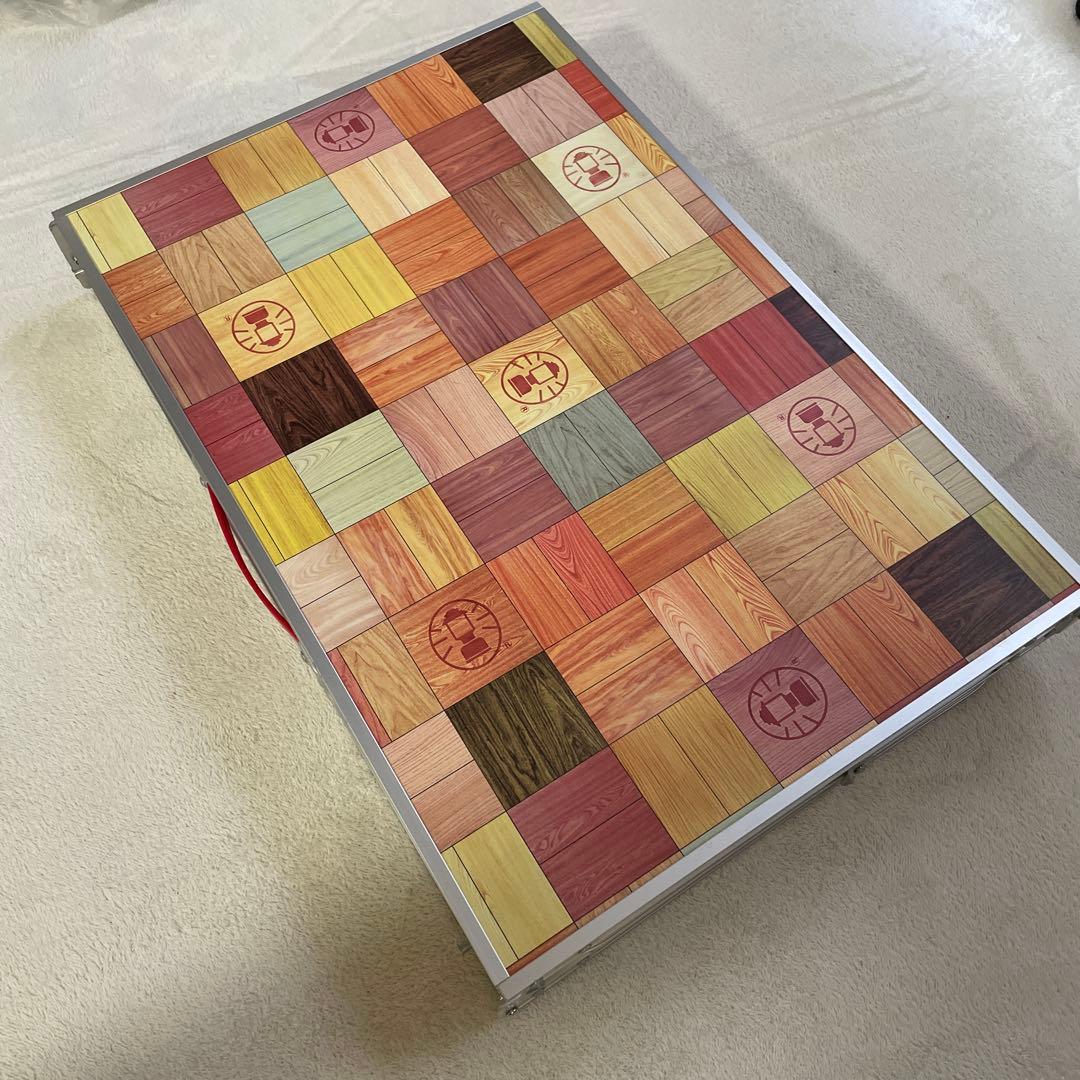 渡*男様 Coleman】ナチュラルモザイク リビングテーブル 140 プラス