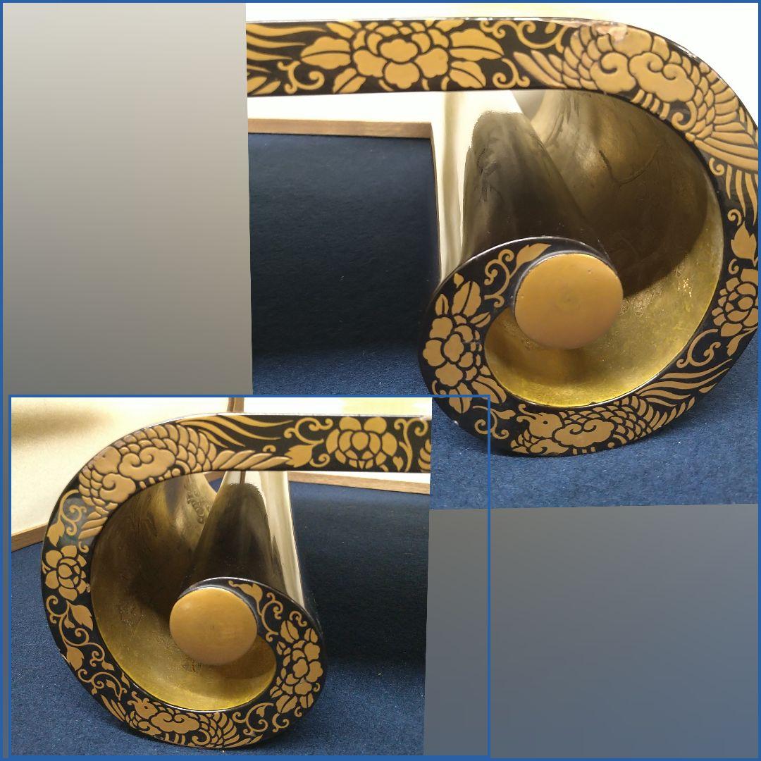 AE18 時代 輪島塗 巻卓 巻足 巻脚 裏総金箔 四君子 草花紋 蒔絵