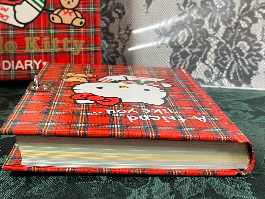 サンリオ　キティ　ダイアリー　日記帳　鍵付き　箱入り　平成　レトロ　希少　レア