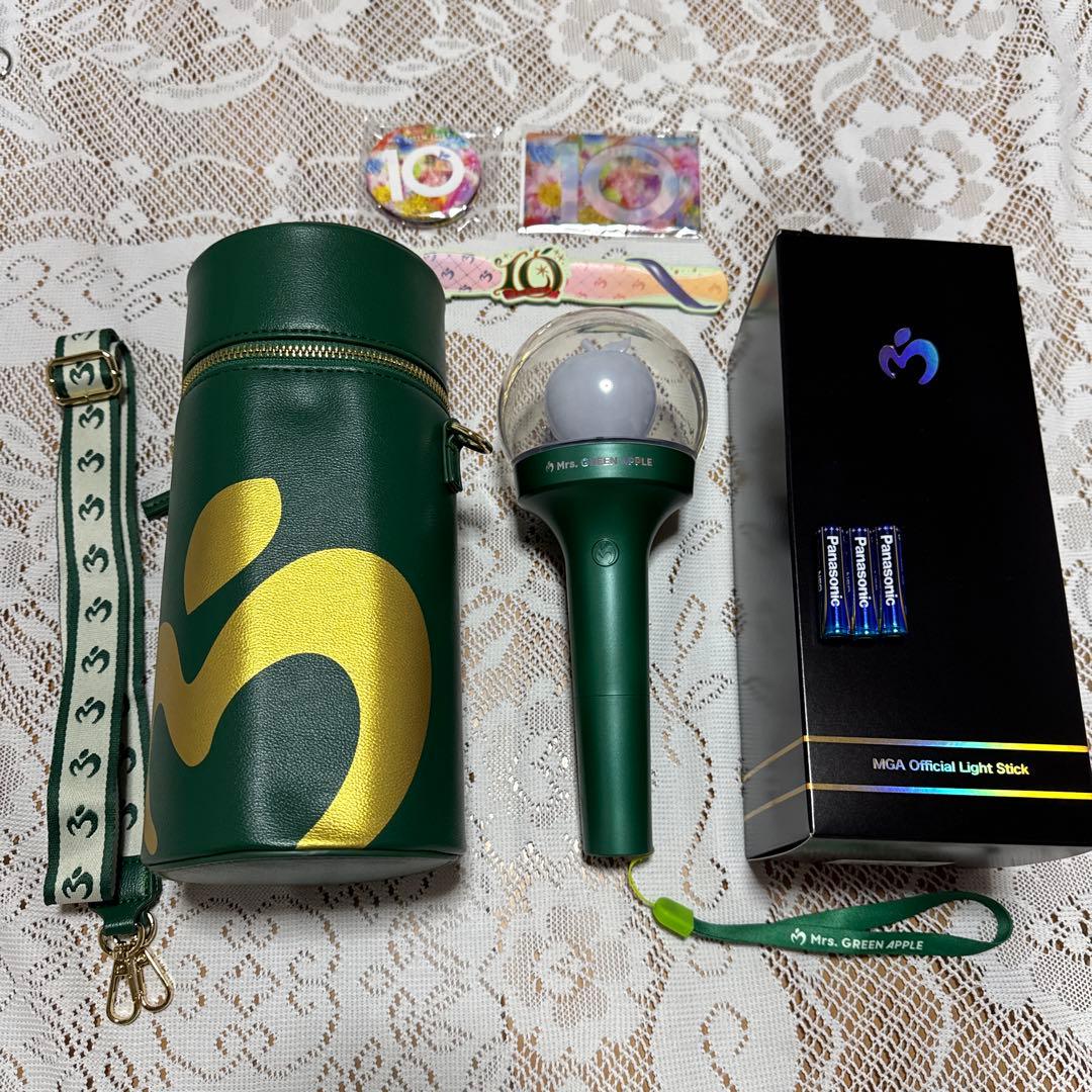 ミセスグリーンアップル　ライトスティックケース　本体　ミラー　10 ステッカー
