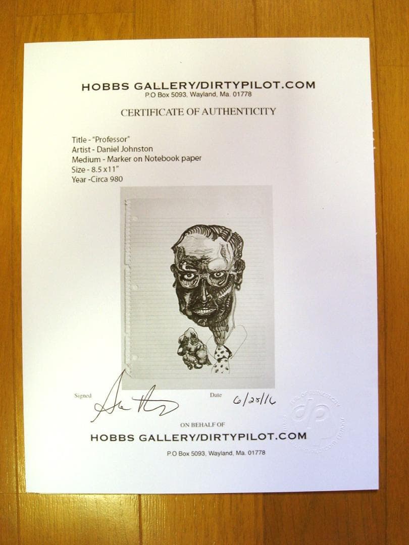 Daniel Johnston ドローイング 80's 初期作品 直筆オリジナル
