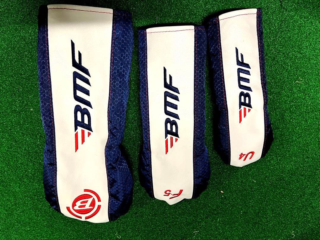 キャディーバック、ヘッドカバー、アイアン(5本)セット