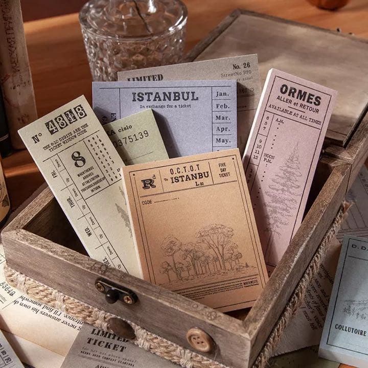 フォロワー様限定133★アンティーク調 フォレスト メモ 8種類セット