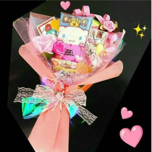 お菓子ブーケ 誕生日 発表会 結婚式 入学 リングガール シナモン プリンセス