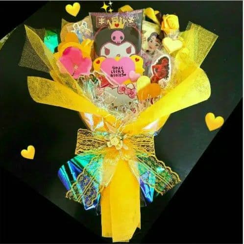 お菓子ブーケ 誕生日 発表会 結婚式 入学 リングガール シナモン プリンセス