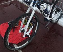 【激レア】LAUF カーボン板バネサスペンションフォーク