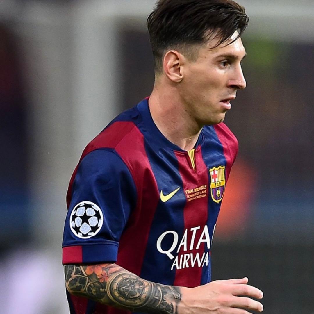 バルセロナ 2015 CL決勝戦 メッシ ユニフォーム アルゼンチン代表 PSG