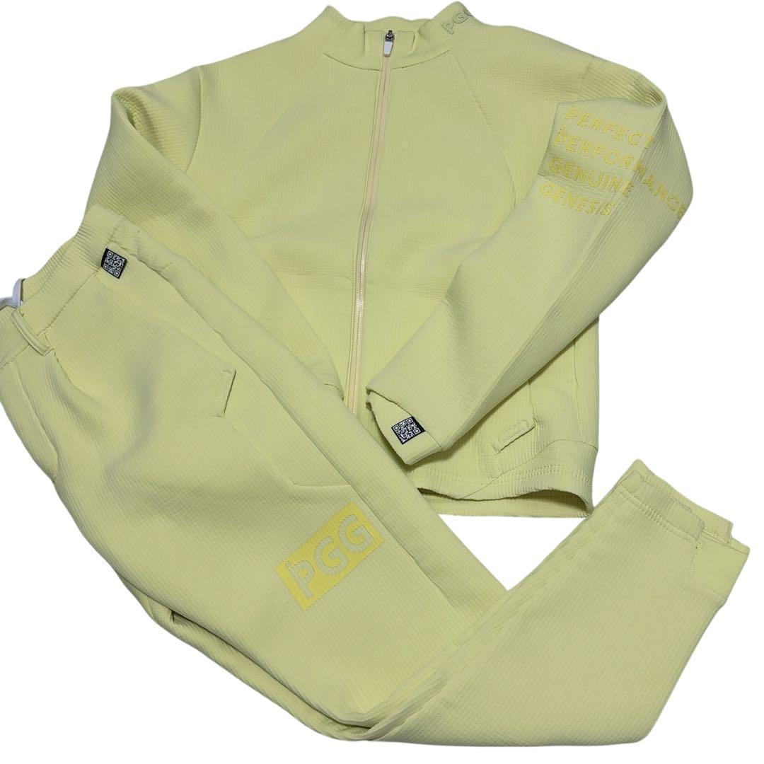 PGG パーリーゲイツ ポリエステルダンボール　モックネック　セットアップ　1