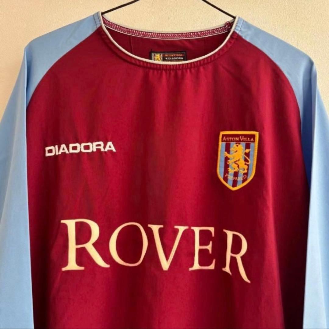 アストンヴィラ　長袖　ユニフォーム　サッカー　古着　シャツ　ジャージ　ジャケット