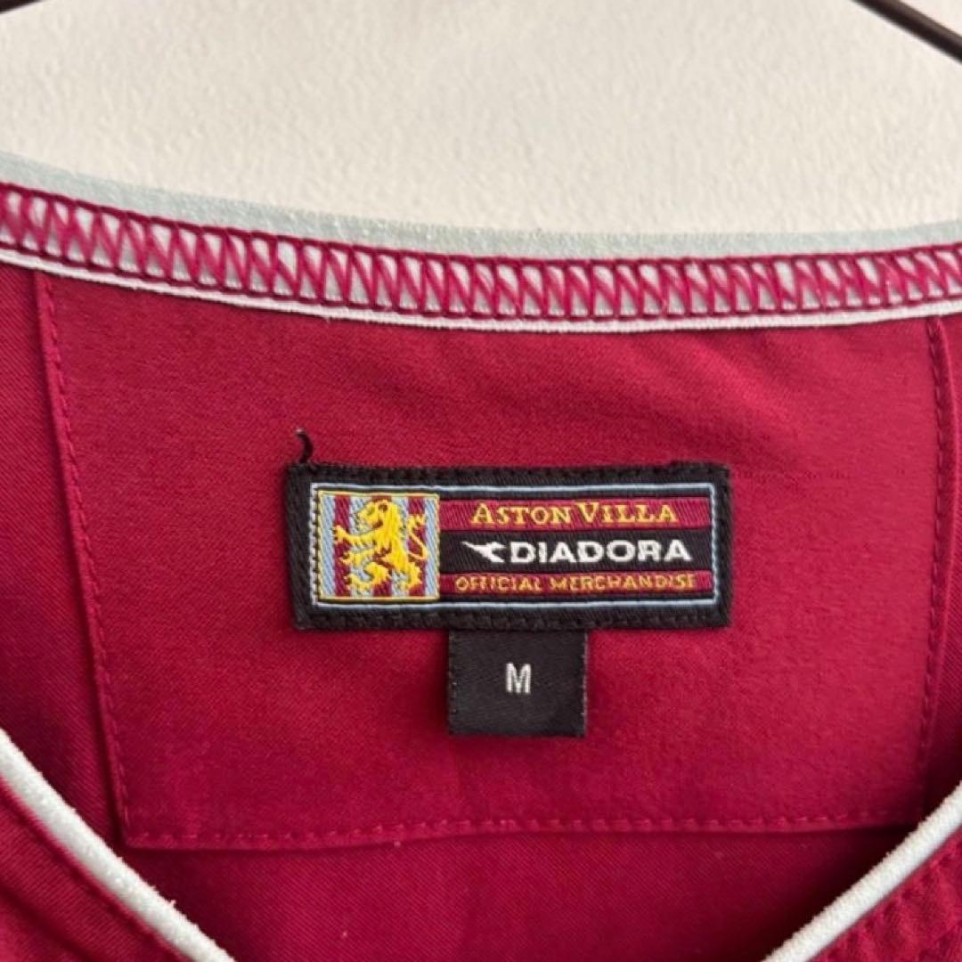 アストンヴィラ　長袖　ユニフォーム　サッカー　古着　シャツ　ジャージ　ジャケット