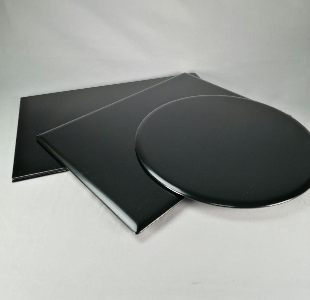 【茶道具】真塗敷板　三種セット(丸板、蛤端、矢筈)　敷板139