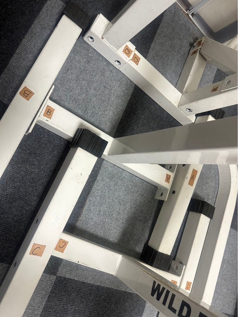 【配送要相談】ワイルドフィットジム　ベンチ スクワット ウエイト68kgセット