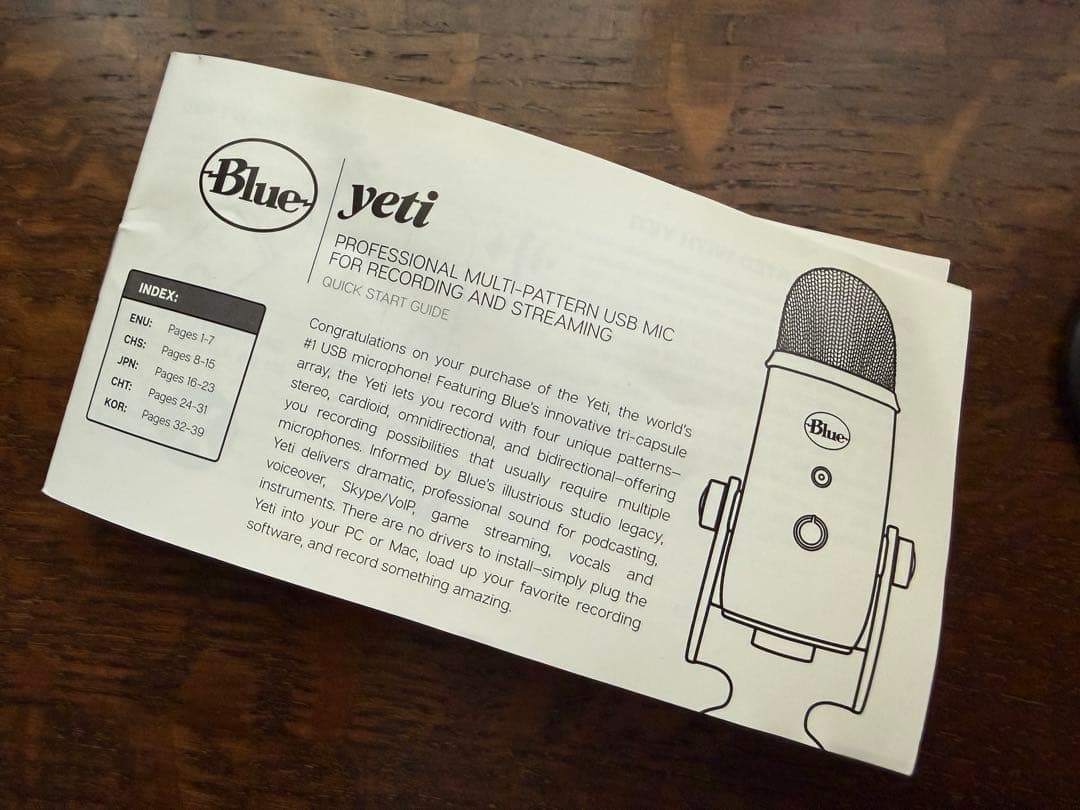 Blue Yeti ゲーミングマイク BM400MB ミッドナイトブルー