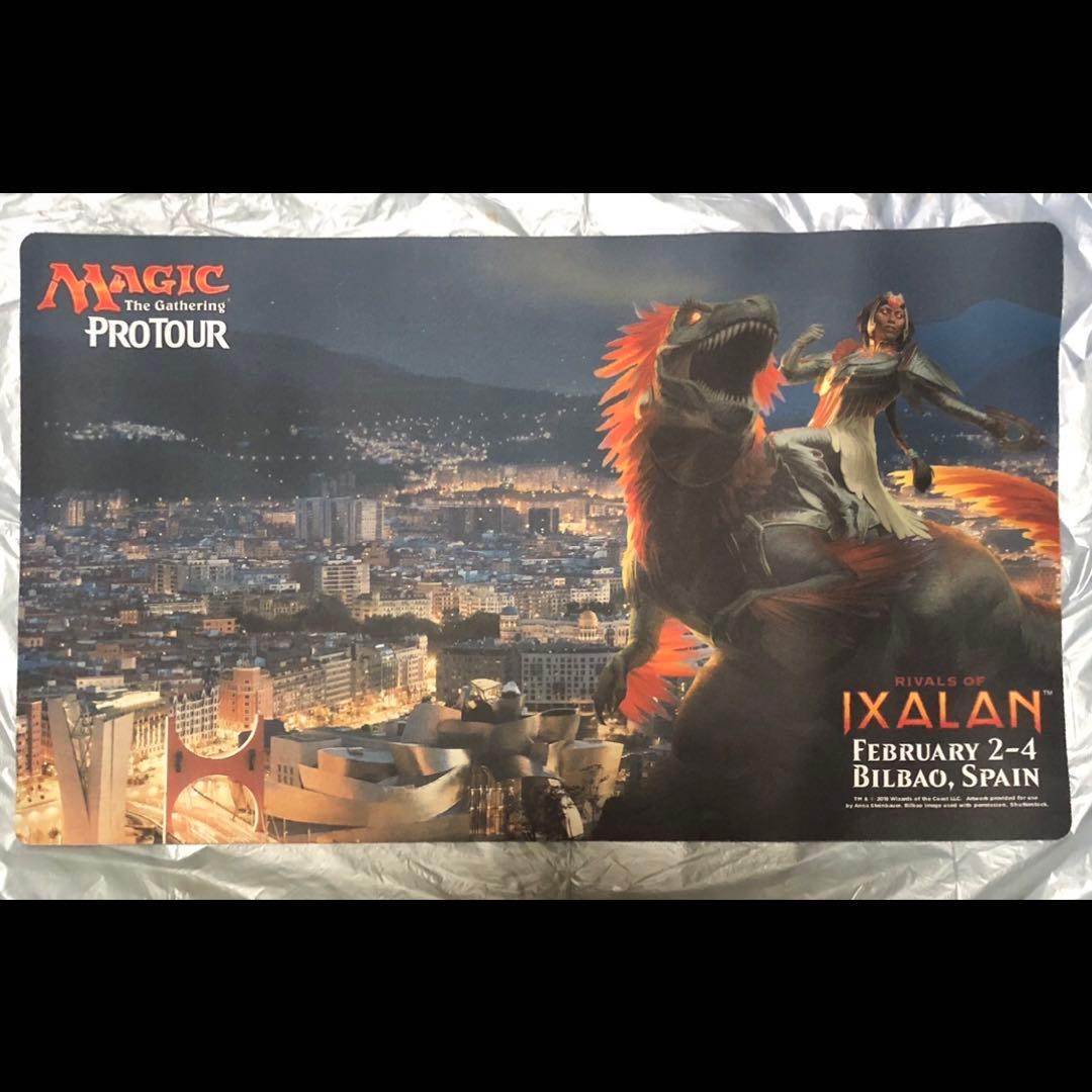 mtg プレイマット プロツアー イクサランの相克 恐竜騎士、ファートリ