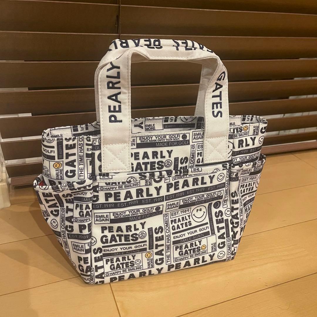 PEARLY GATES パーリーゲイツ カートバック スマイル 文字柄