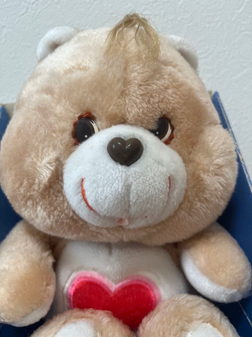 【箱付き】【値下げ】ケアベア　テンダーハートベア　ビンテージぬいぐるみ
