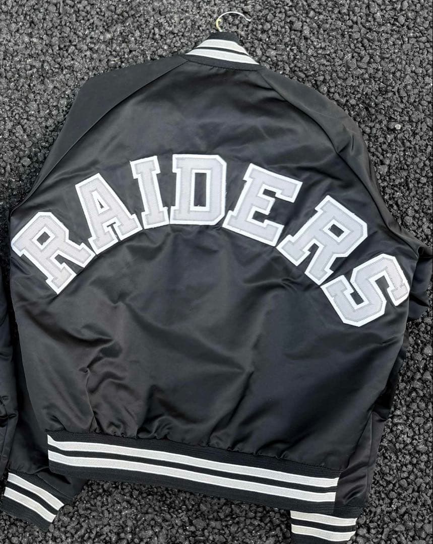 RAIDERS ボンバージャケット ブラック