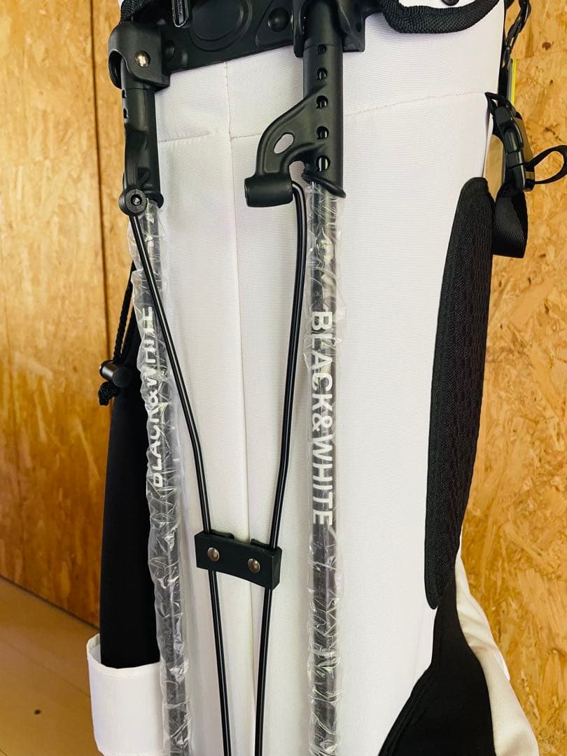 【新品】B&W スタンドゴルフバッグ ホワイト