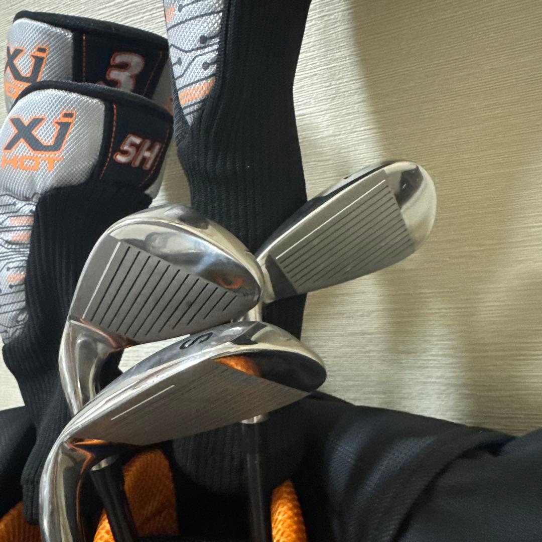 ジュニアキャディバッグセット 子供ゴルフキャロウェイ美品