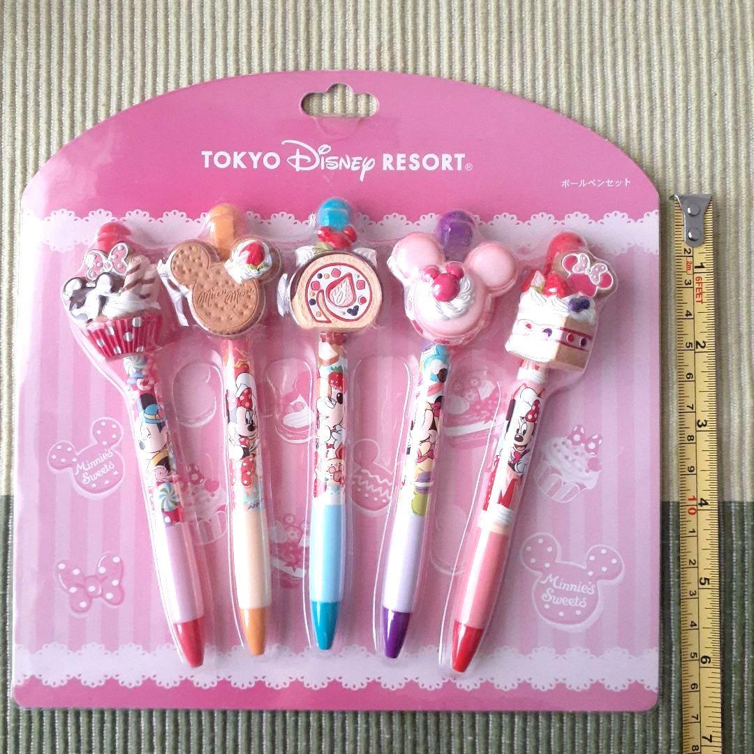 ディズニー　ミニー　ボールペン　スイーツ　お菓子　パティシエ　ケーキ　マカロン