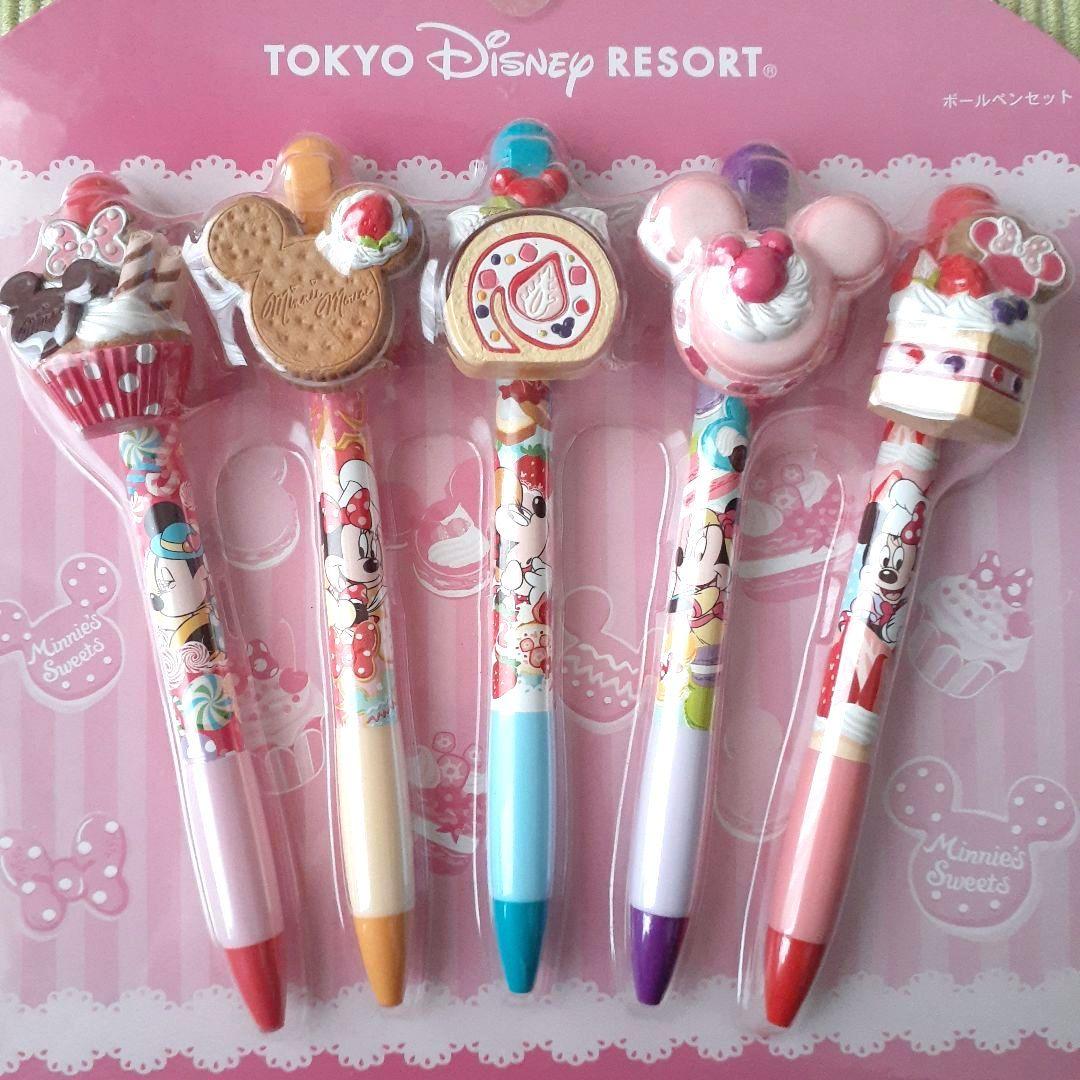 ディズニー　ミニー　ボールペン　スイーツ　お菓子　パティシエ　ケーキ　マカロン