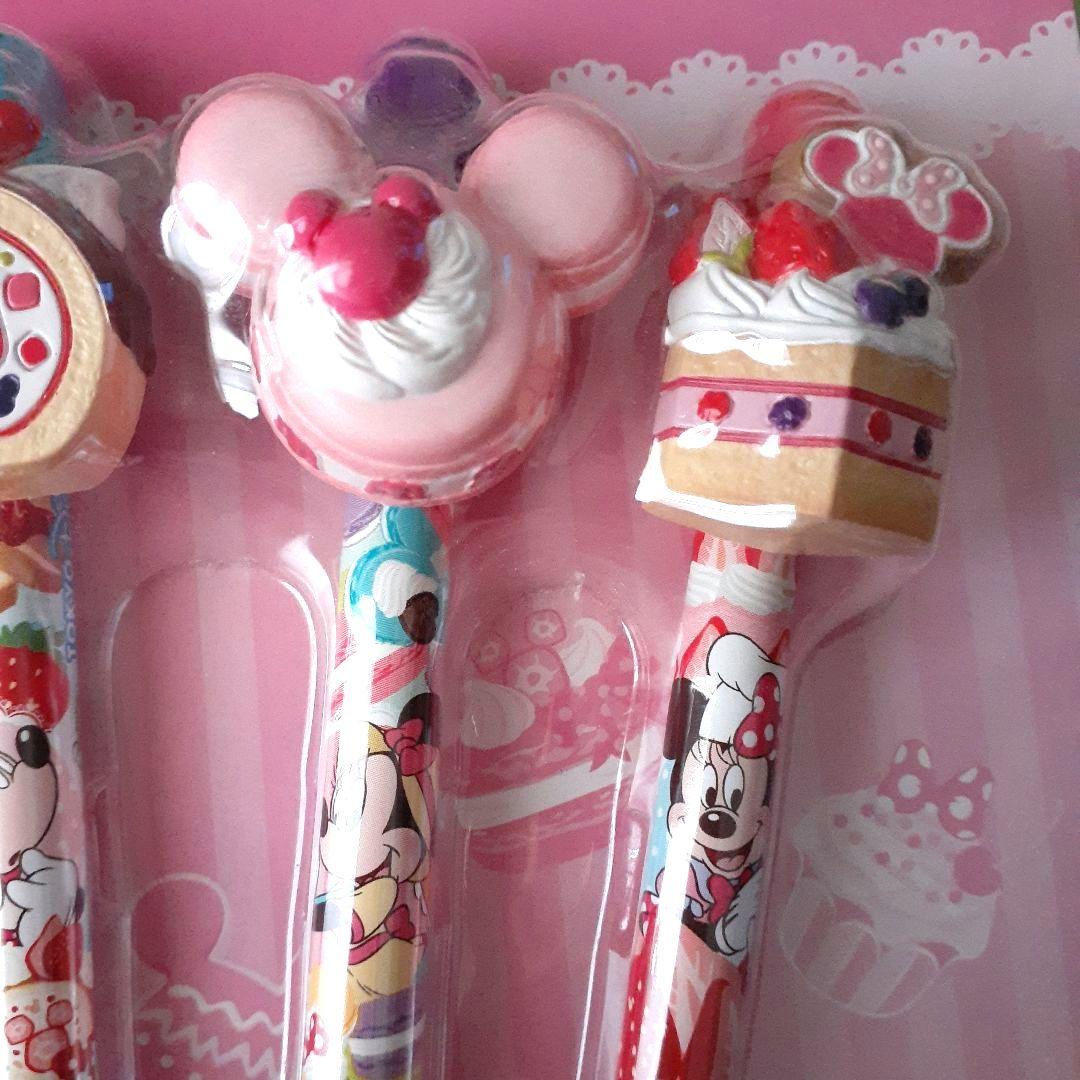 ディズニー　ミニー　ボールペン　スイーツ　お菓子　パティシエ　ケーキ　マカロン