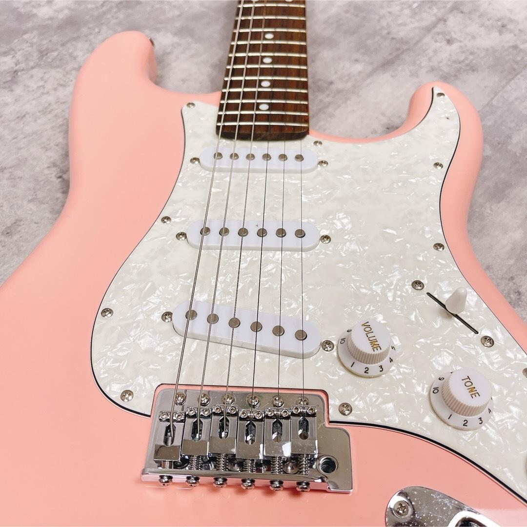希少色　Mavis エレキギター ストラトキャスター ピンク　可愛い　初心者
