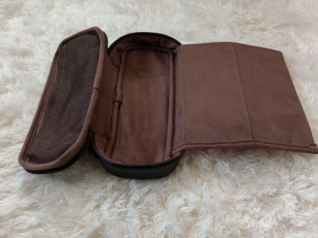 SEASAR OctFold ペンケース エンボスレザー ブラック