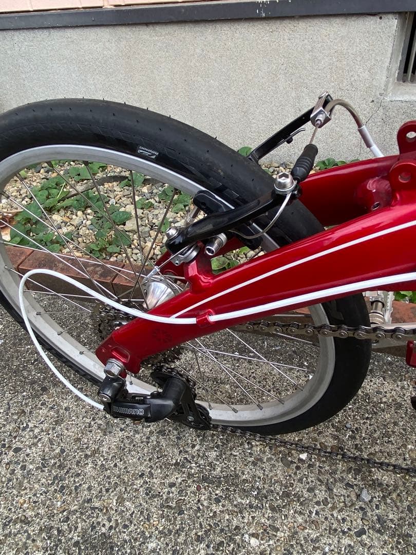 折りたたみ自転車 ダホンROUTE 新品部品多数　輪行バッグに入れて発送