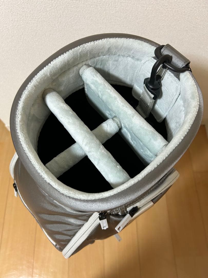 BRIEFING キャディバッグ グレー/ホワイト