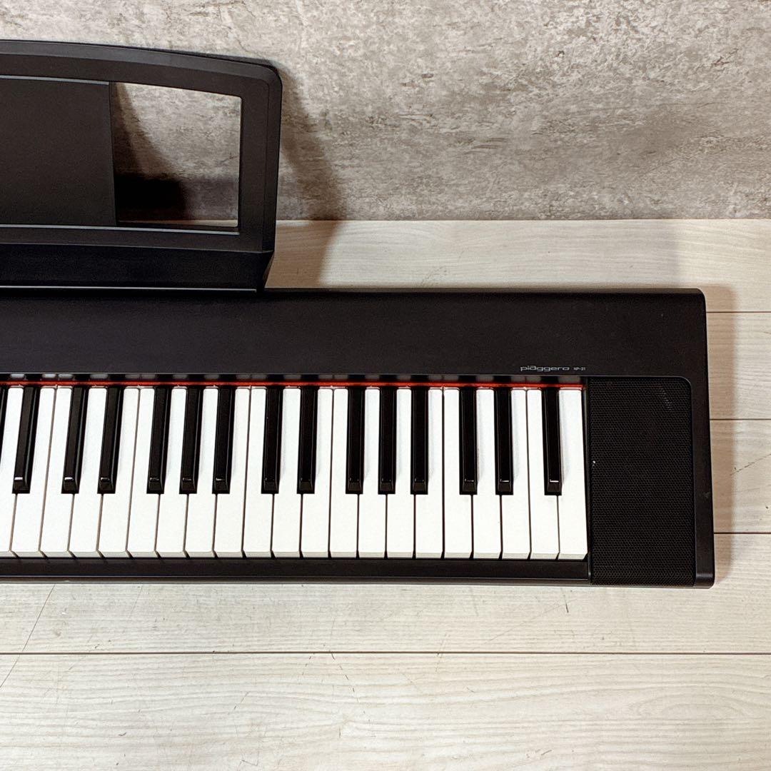 ヤマハ 電子キーボード piaggero NP-31 ブラック 76鍵盤 ピアノ