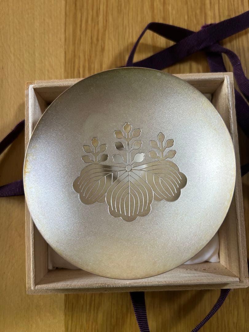 銀杯　造幣局　泉友会製　純銀　木箱入り　93グラム