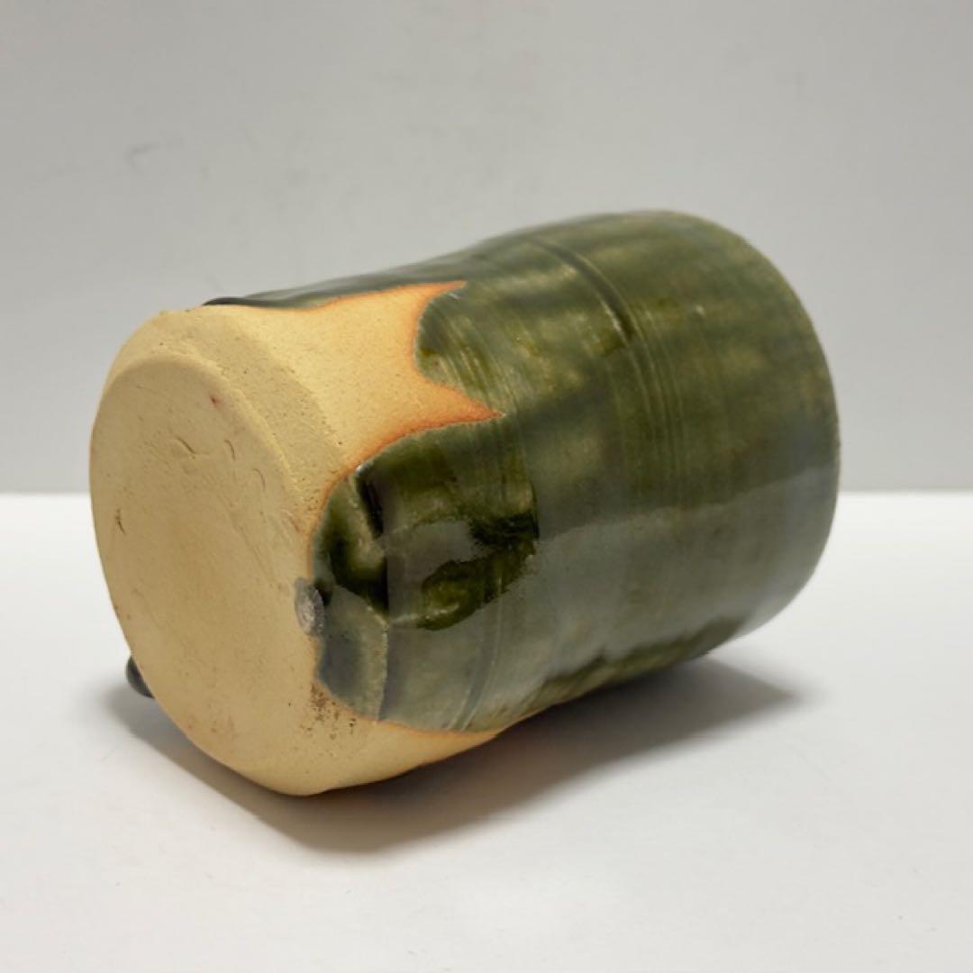 茶道具 利茶土ミルグリム 織部火入 茶道