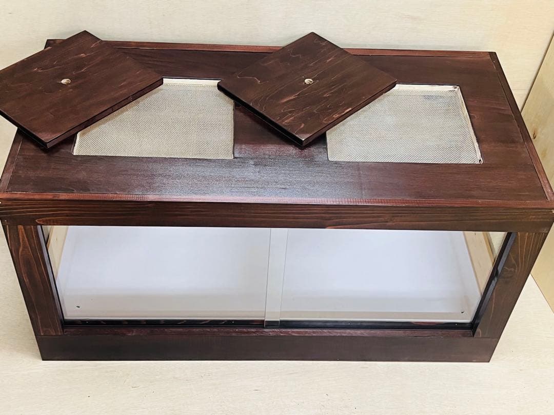 RepBox 900 Ver.2 木製ケージ 天板取り外し式　スライドロック付