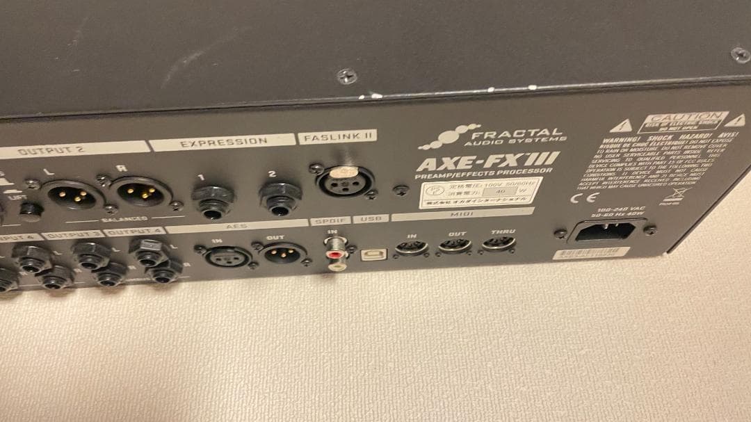 Fractal audio systems Axe fx Ⅲ マルチエフェクター