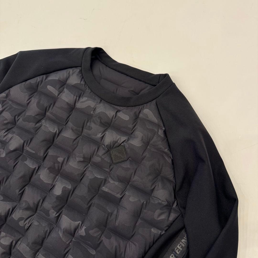 新品　BRIEFING　正規品　ハイブリッドダウン CREWNECK