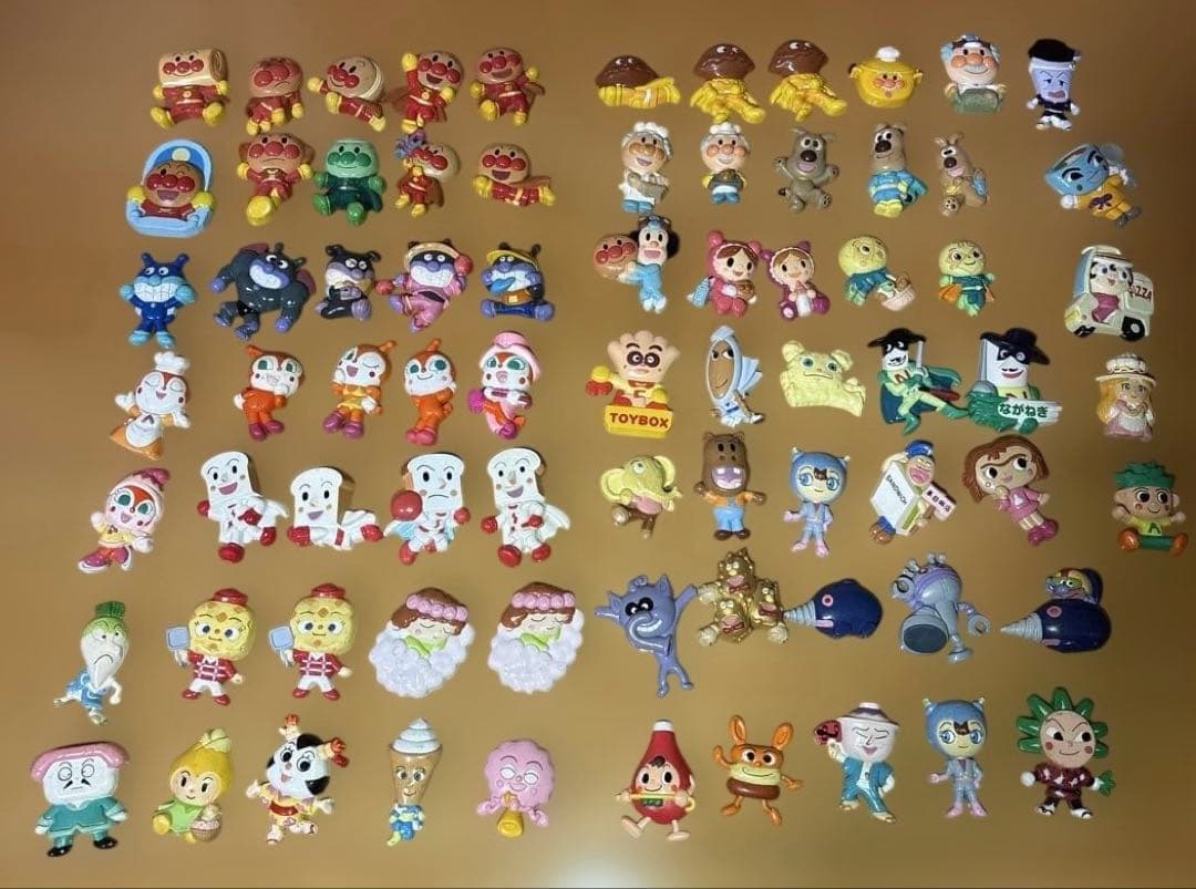 アンパンマン くっつくんです75個まとめ売り　おまけ付き　レトロマグネット　レア