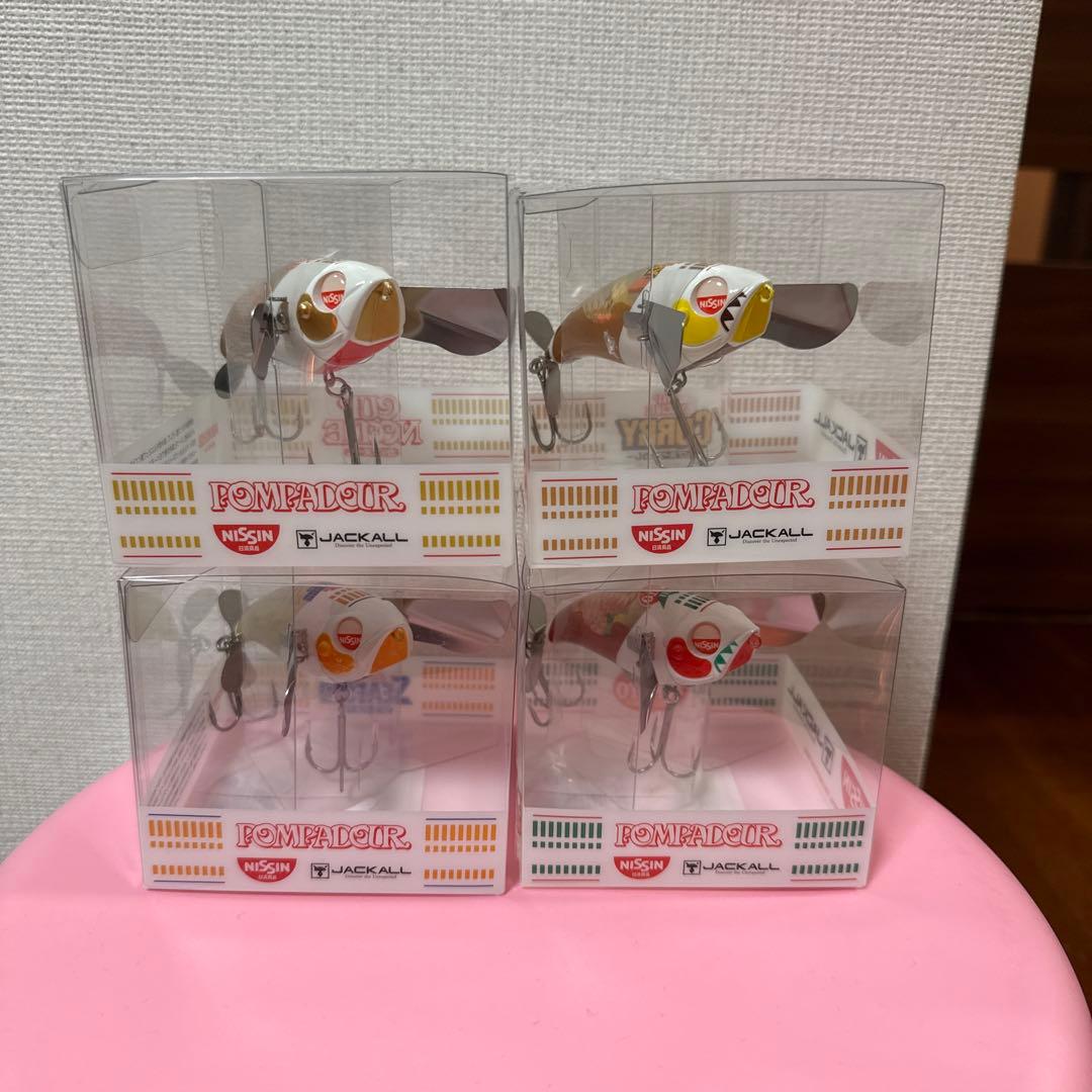 ジャッカル×日清食品　ポンパドール　カップヌードル　4つセット